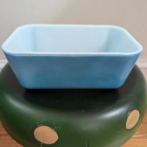 Blue Rectangular Home Accent Bowl